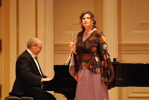 Karyn Levitt and Tom LaMark at Carnegie Hall